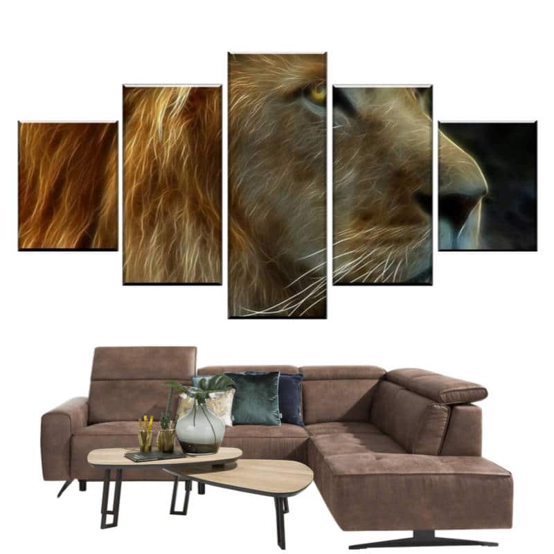 lion tableau deco 6